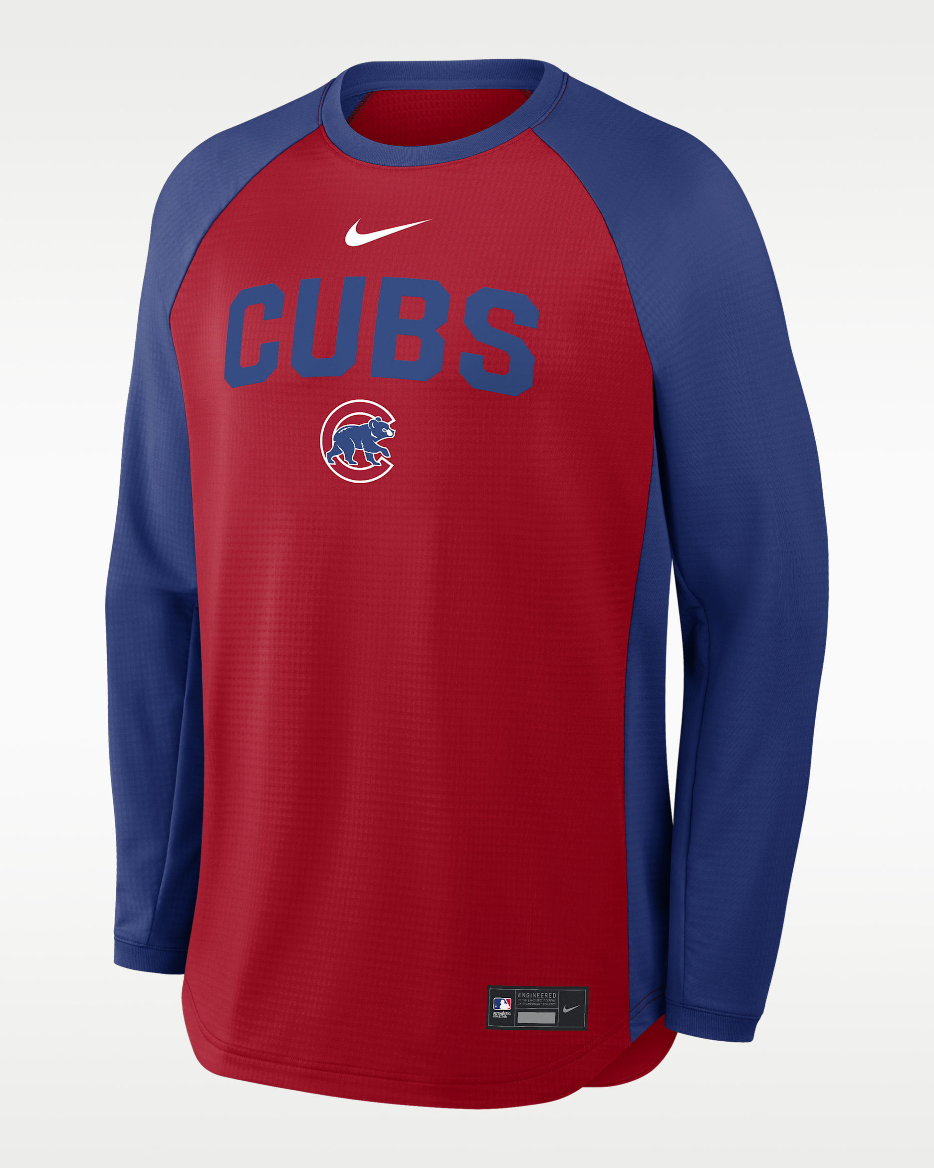 Chicago Cubs Authentic Collection Men's Nike Dri-FIT Pullover Crew